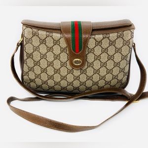 Gucci Crossbody Shoulder Bag Gucci Web Sherry Line Medium size